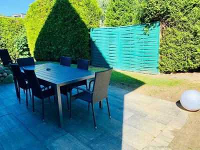 Grundriss der Unterkunft FeWo MEERESBRISE - Familie- Hunde - Strandnah - Garten-Seeblick - Sauna & Wellness