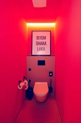 Ein Badezimmer in der Unterkunft The Flamingo