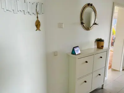 Grundriss der Unterkunft FeWo SANDKORN - Familien- Hunde - strandnah - große Loggia - Sauna & Wellness