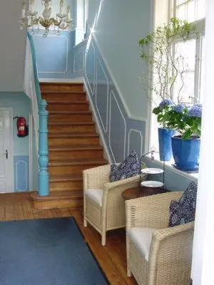 Ein Sitzbereich in der Unterkunft Villa Möwenstein