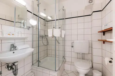 Ein Badezimmer in der Unterkunft Hotel Gorch Fock