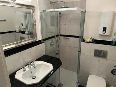 Ein Badezimmer in der Unterkunft Timmendorf - Strandnah