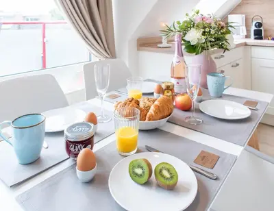 Essen in der Ferienwohnung oder in der Nähe