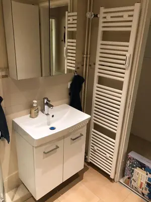 Ein Badezimmer in der Unterkunft Meerzeit