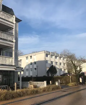 Das Gebäude in dem sich die Ferienwohnung befindet