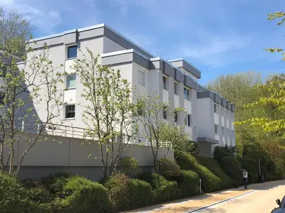 Das Gebäude in dem sich die Ferienwohnung befindet