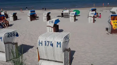 Ein Strand an oder in der Nähe der Ferienwohnung