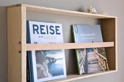 Die Bibliothek in der Ferienwohnung