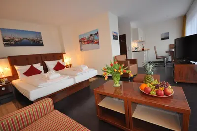 TV/Unterhaltungsangebot in der Unterkunft Ferienwohnung Yachtclub