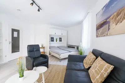 Ein Sitzbereich in der Unterkunft North East
