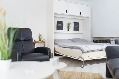 Ein Bett oder Betten in einem Zimmer der Unterkunft North East