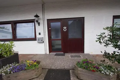 Eine Fassade oder ein Eingang zu Ferienwohnung Elena