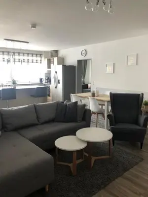 Ein Sitzbereich in der Unterkunft Ferienwohnung Elena