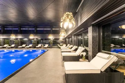 Der Swimmingpool an oder in der Nähe von PLAZA Premium Timmendorfer Strand