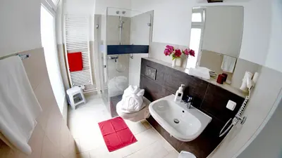 Ein Badezimmer in der Unterkunft Aura Hotel