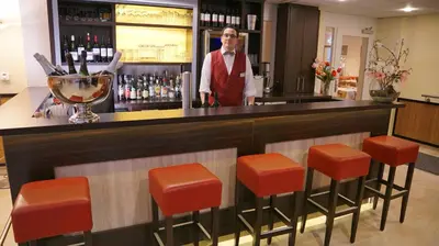 Lounge oder Bar in der Unterkunft Aura Hotel