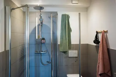Ein Badezimmer in der Unterkunft Ferien- und Seminarhaus Flunder & Hering