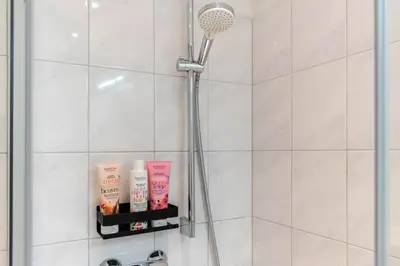 Ein Badezimmer in der Unterkunft Ferienwohnung Reede 54