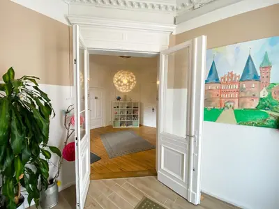 Grundriss der Unterkunft VILLA HanseART Lübeck - Privatzimmer in zentraler Lage
