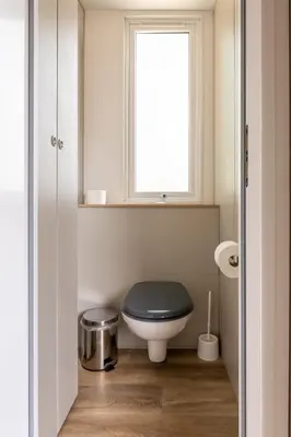 Ein Badezimmer in der Unterkunft Düne 47