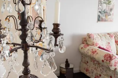 Ein Sitzbereich in der Unterkunft Residenz App 112 - Timmendorfer Strand