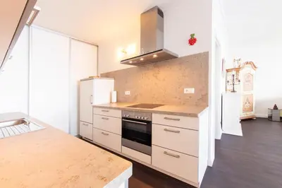 Küche/Küchenzeile in der Unterkunft Residenz App 112 - Timmendorfer Strand