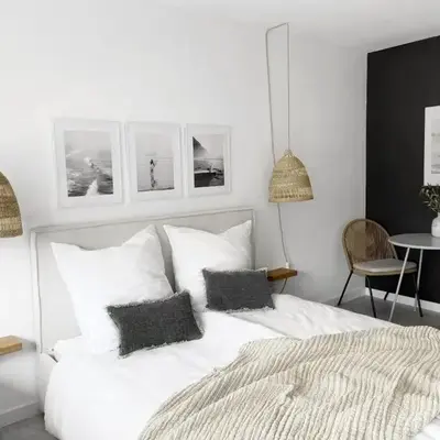 Seaside Rooms - Zentrales Design-Apartment mit Balkon & Parkplatz - 2 Minuten zum Strand
