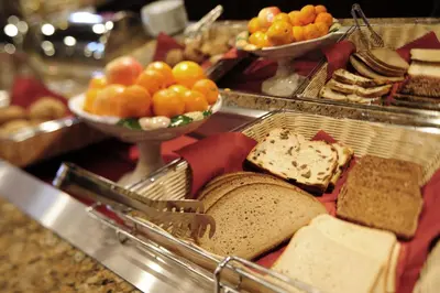 Essen im Hotel oder in der Nähe