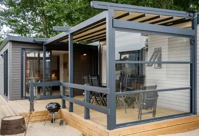 Ein Patio oder anderer Außenbereich in der Unterkunft Düne 58