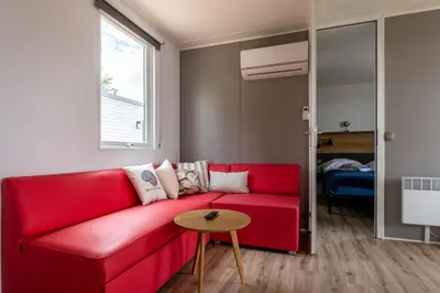 Ein Bett oder Betten in einem Zimmer der Unterkunft Muschel 51