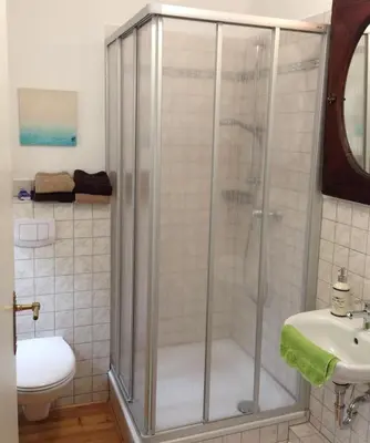 Ein Badezimmer in der Unterkunft Ferienwohnung Bode