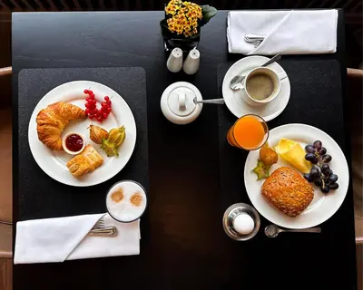 Essen im Hotel oder in der Nähe