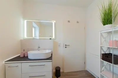Ein Badezimmer in der Unterkunft Ferienwohnung Rocco