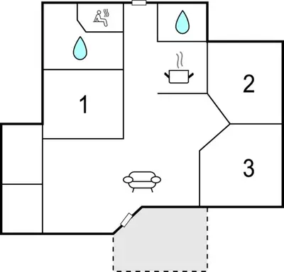 Grundriss der Unterkunft Haus Otter
