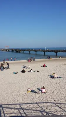 Ein Strand an oder in der Nähe der Ferienwohnung