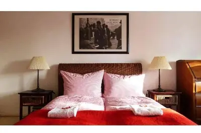 Ein Bett oder Betten in einem Zimmer der Unterkunft The cozy family Retreat Lübeck