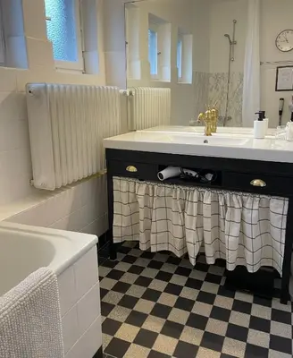 Ein Badezimmer in der Unterkunft The cozy family Retreat Lübeck
