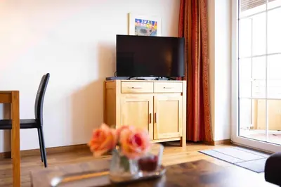 TV/Unterhaltungsangebot in der Unterkunft (DKK11B) Ferienwohnung Seegras