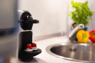 Küche/Küchenzeile in der Unterkunft (DKK11B) Ferienwohnung Seegras