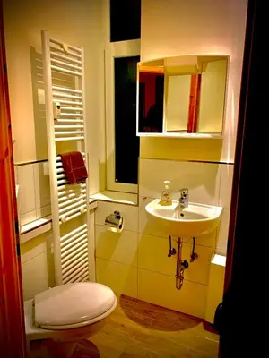 Ein Badezimmer in der Unterkunft Seaside‘s Villa Kunterbunt