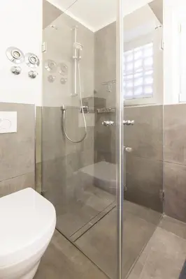 Ein Badezimmer in der Unterkunft Ferienwohnung Kleine Auszeit
