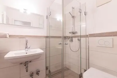 Ein Badezimmer in der Unterkunft Ferienwohnung Sailor's Cabin