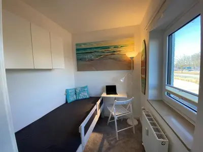 Ein Sitzbereich in der Unterkunft Stylische Ferienwohnung Scharbeutz TOP LAGE Strand