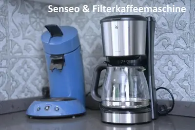 Kaffee-/Teezubehör in der Unterkunft Gepflegtes und schönes Ferienapartment