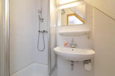 Ein Badezimmer in der Unterkunft Gorch-Fock Park 9