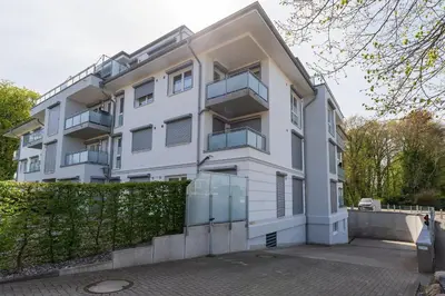 Das Gebäude in dem sich die Ferienwohnung befindet