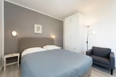 Ein Bett oder Betten in einem Zimmer der Unterkunft Steffis Vogelnest