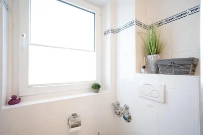 Ein Badezimmer in der Unterkunft Kammerweg 89 Glückswelle