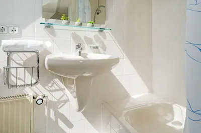 Ein Badezimmer in der Unterkunft Witthus Schwalbennest