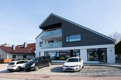 Das Gebäude in dem sich die Ferienwohnung befindet